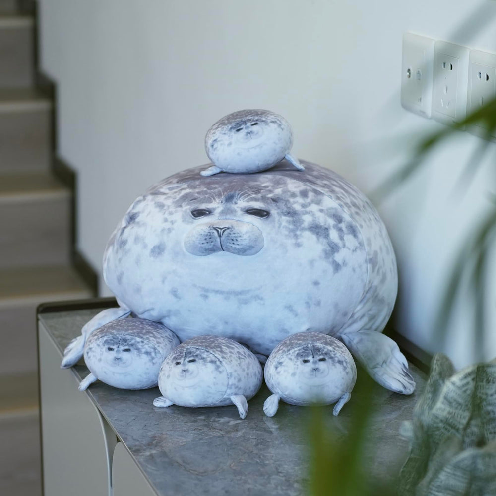 LUXSIT decorative seal pillow boosts bedroom decor with a friendly vibe.