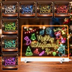 LuxuMach LED Note Board drawing mode encourages quick sketches and creative doodling.
