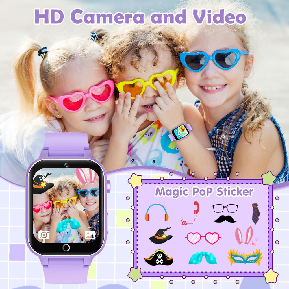 Luyiilo Kids Games Watch camera view, 300k pixels, capturing memories.