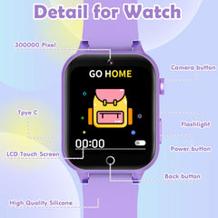 Luyiilo Kids Games Watch education mode and 26 games for learning.