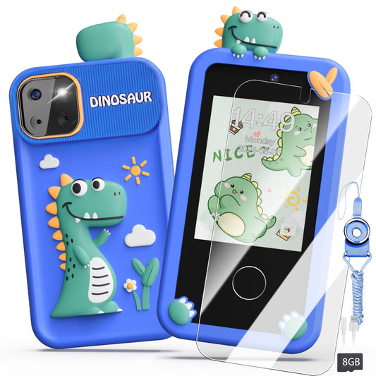 Luyiilo Kids Smart Phone Toy front view showing friendly design for imaginative play