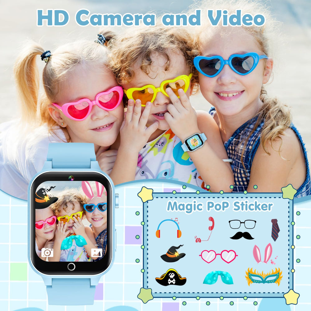 Luyiilo kids smart watch game screen with 26 games