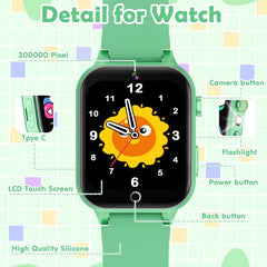 Luyiilo Kids Smart Watch screen protection helps withstand daily play