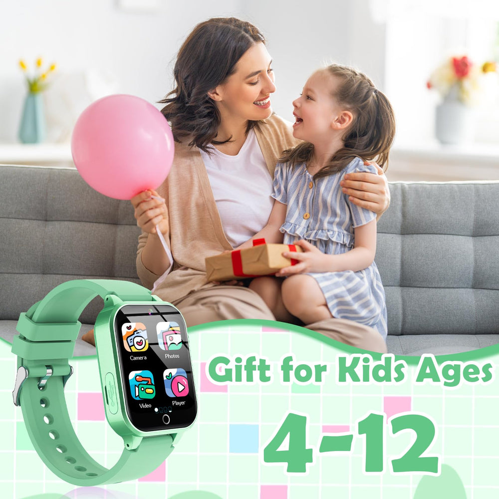 Luyiilo Kids Smart Watch silicone strap suits active adventures and water-friendly wear