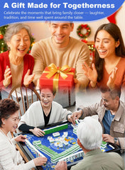 LUYULAKI floral blue design adding elegant ambiance to game night