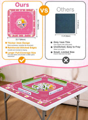 LUYULAKI mahjong mat with carry bag for easy transport