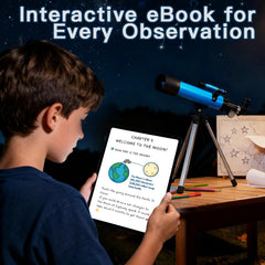 Luzsco portable design makes backyard astronomy simple and fun.