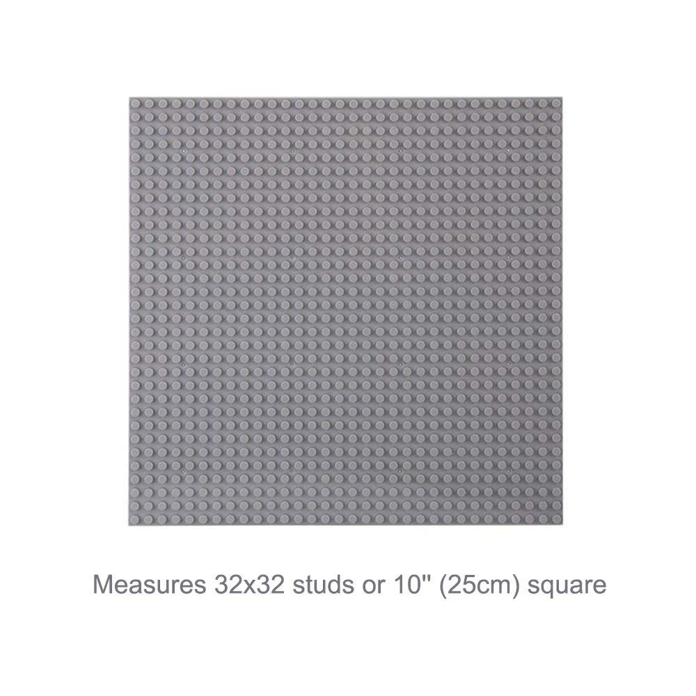 LVHERO durable gray plastic baseplates shown for long-lasting use