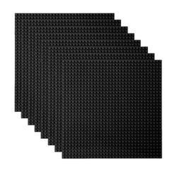 LVHERO Classic baseplates 10x10 in black, compatible with major brands for seamless building