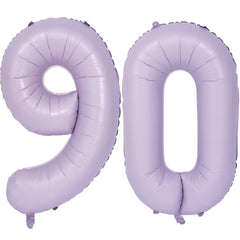 LVMOQIQIU purple 90 balloon, 40 inches tall, bold centerpiece for celebrations