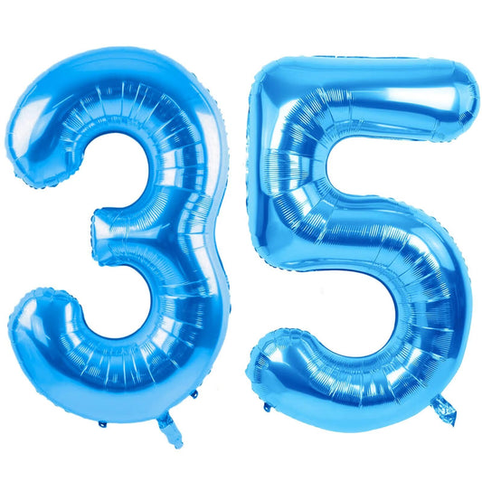 LVMOQIQIU 40-inch blue balloon not inflated for dramatic decor