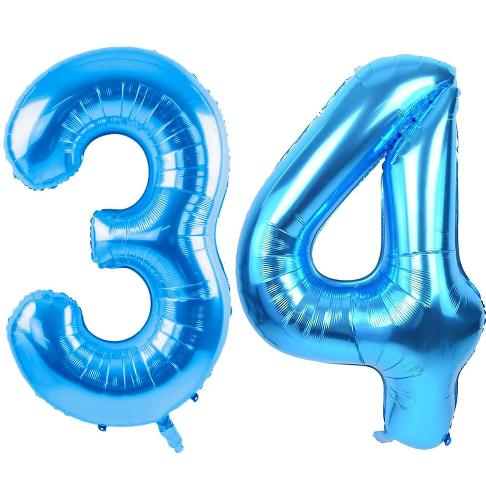 LVMOQIQIU 40-inch blue foil balloon ready for bold party photos