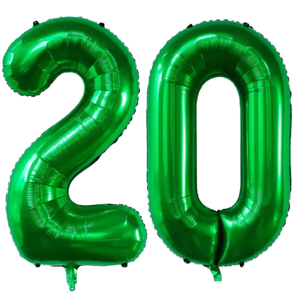 LVMOQIQIU 40-inch dark green balloon creates a bold backdrop for photos.