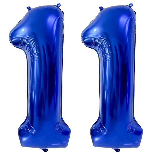 LVMOQIQIU 40 inch navy blue 11 balloon adds bold stage or backdrop decor.