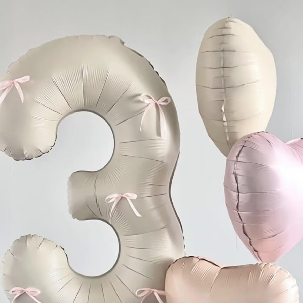 LVMOQIQIU baby shower cream-white balloon brightens tables and entrances