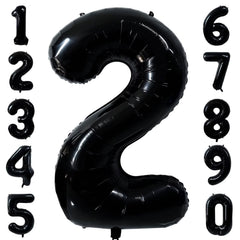 LVMOQIQIU black 2 number balloon for standout birthday party décor