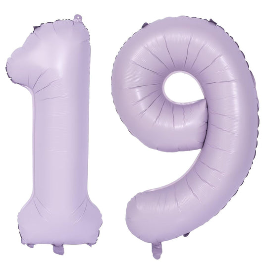 LVMOQIQIU Purple 19 balloon 40-inch not inflated, ideal for custom centerpiece setup.