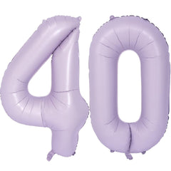 LVMOQIQIU purple 40-inch foil balloon for large birthday celebrations