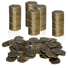 LVYOUIF pirate bronze coins close-up showing realistic treasure design for imaginative play.