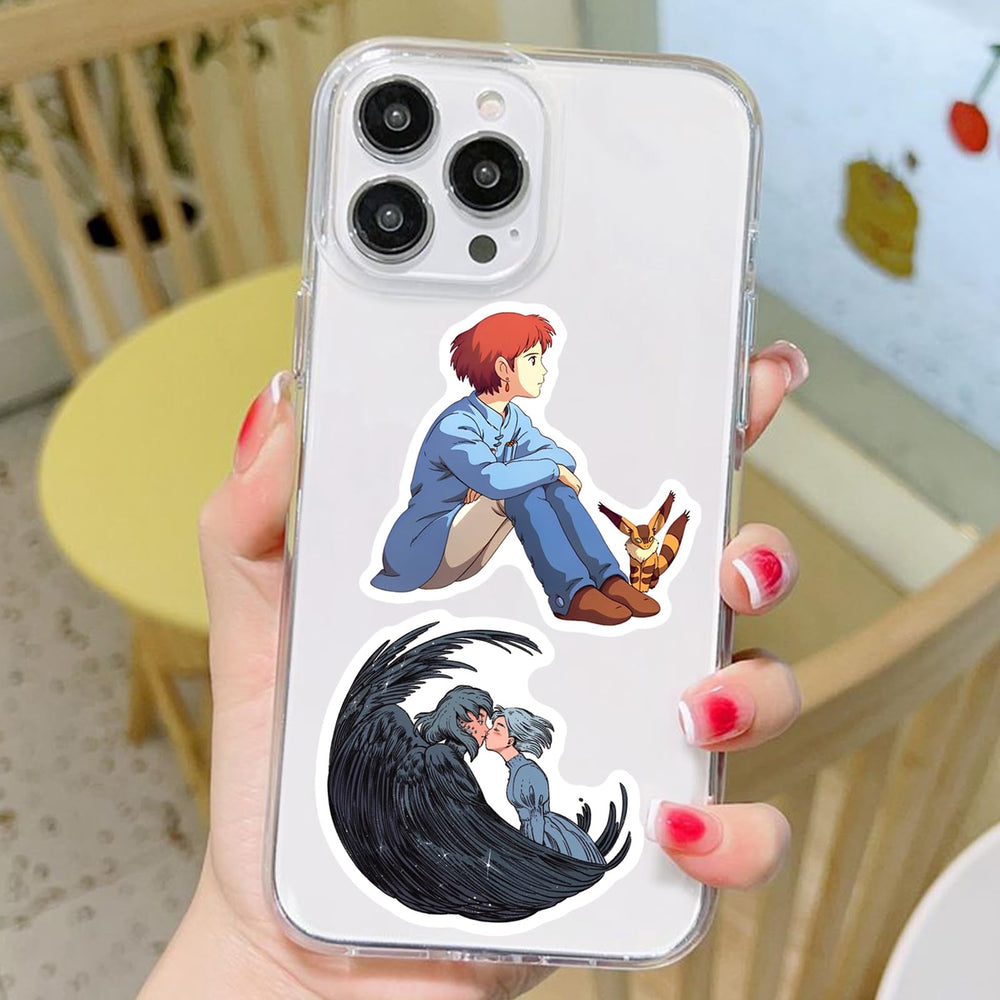 LXYRDHOQPW Hayao Miyazaki stickers on guitar personalize gear