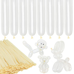 LXZFCRG 260 clear long balloons ready for a balloon arch decoration