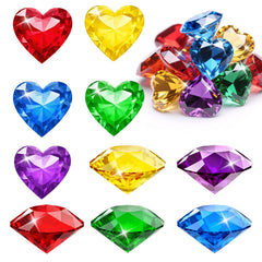 Lxzyu pool diving gems diamond 40mm shines underwater for quick treasure hunts