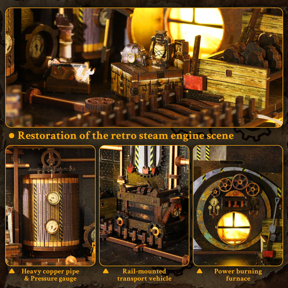 Lycidae Book Nook clear assembly guide for confident building