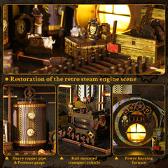Lycidae Book Nook clear assembly guide for confident building