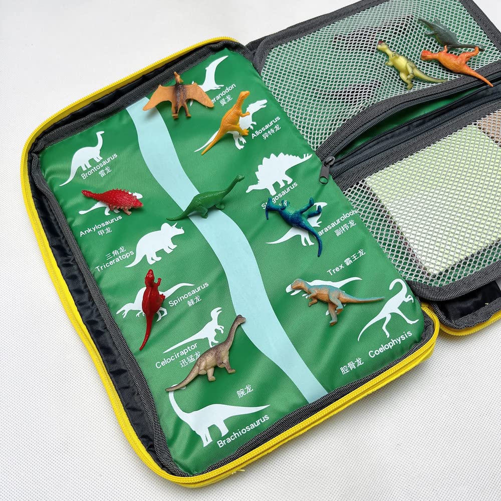 Lycnufrewolf portable play case road map layout helps route play adventures.