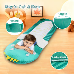 Lydaz nap mat featuring a convenient carry handle for daycare trips.