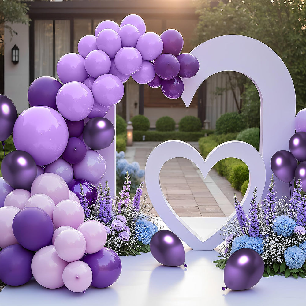 LYNSP balloon kit with ribbon and dots for quick setup