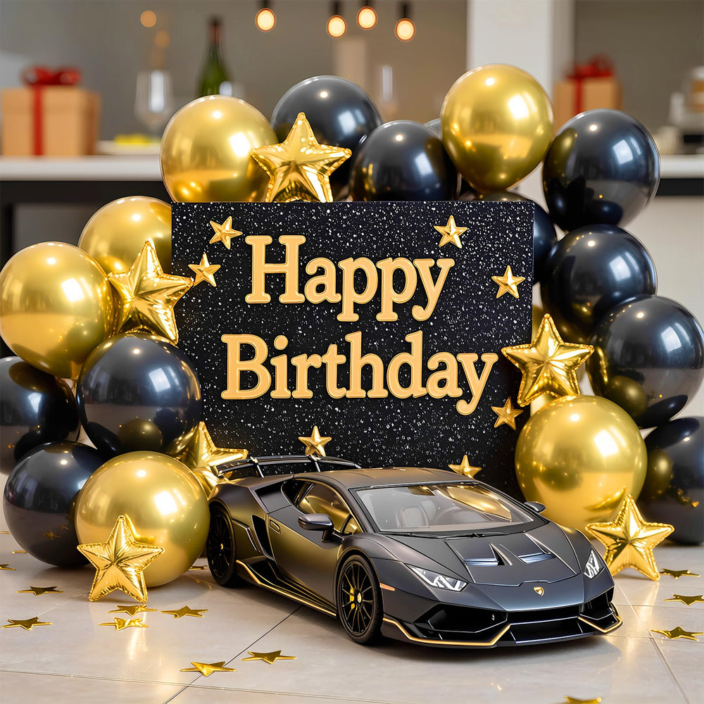 LYNSP ideal for birthdays and weddings; black and gold tones boost festive atmosphere
