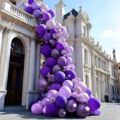 LYNSP lavender tones inspire cohesive purple party decor ideas