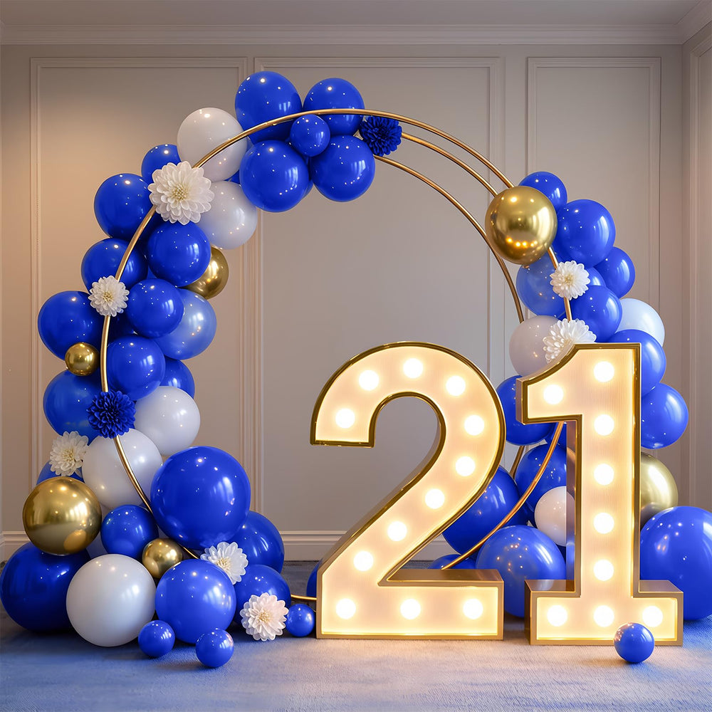 LYNSP royal blue balloons suit baby showers and bridal showers.