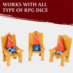 LYNX DND Dice Jail table scene as a humorous focal point during sessions.