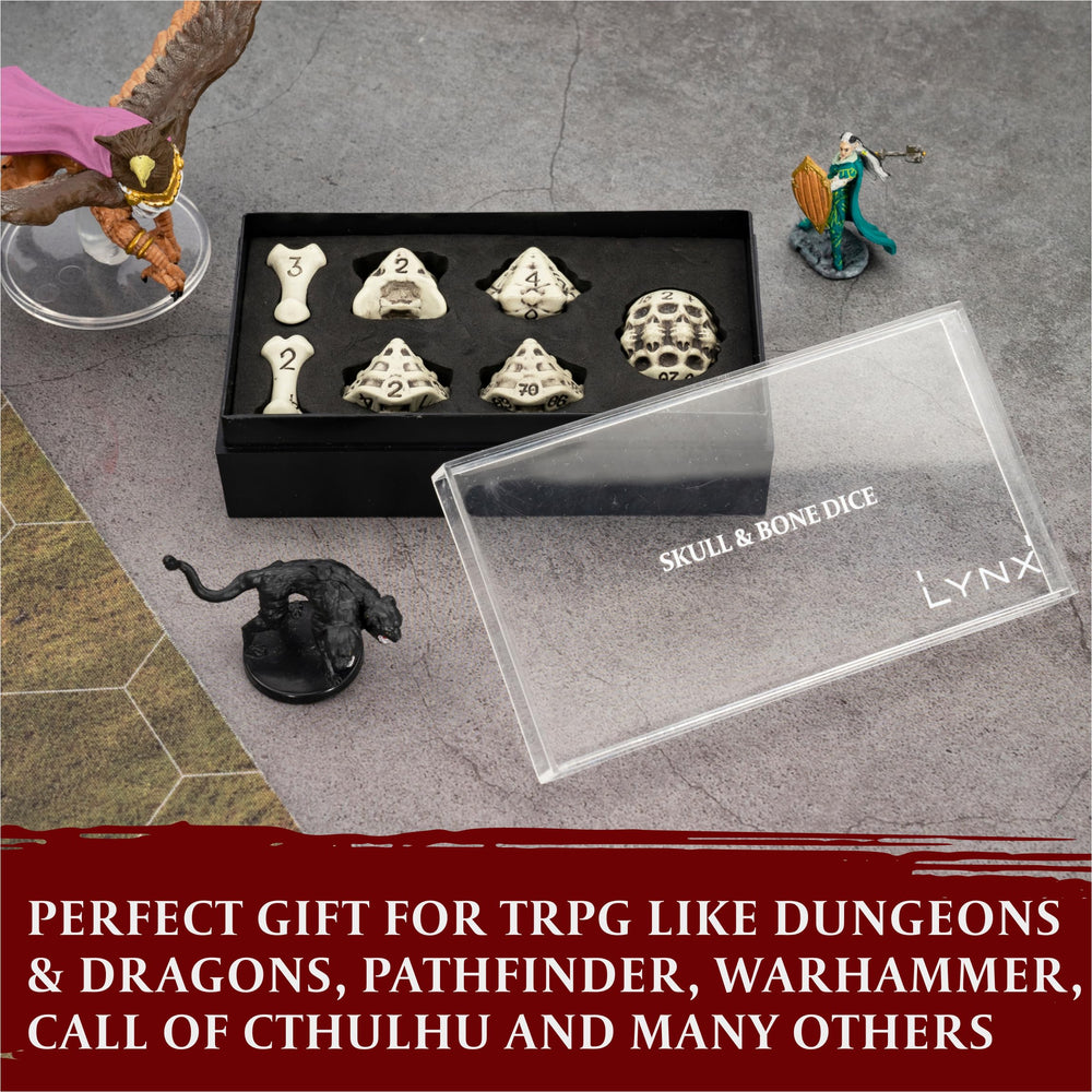 LYNX skull & bone D10 yellow finish for bold color and easy identification.
