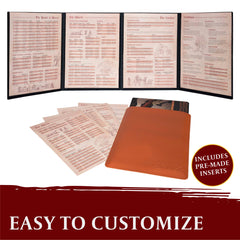 LYNX DND DM Screen four-panel layout organizes conditions and items.