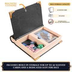 LYNX MTG hidden storage for dice and tokens between rounds.