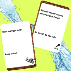 Lyrically Correct OG durable deck, flexible plastic for long-lasting game nights.