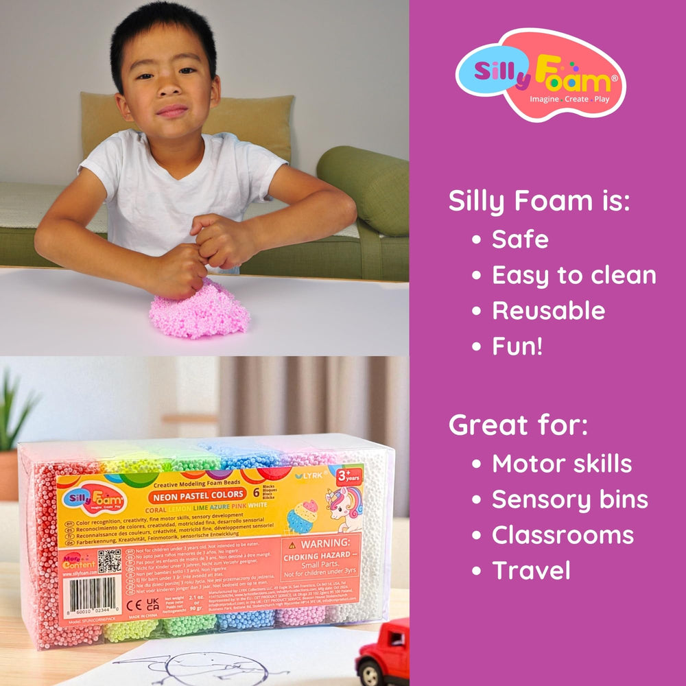 LYRK Silly Foam non-toxic material tested for quality and safety