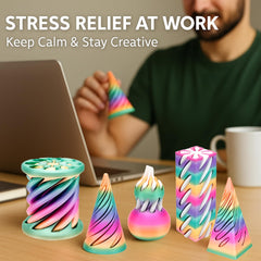 Lyzbbsoy Impossible Cone desktop deco adds playful workspace accent.
