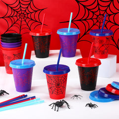 Lzuhoa cups with lids and straws resist spills during lively gatherings