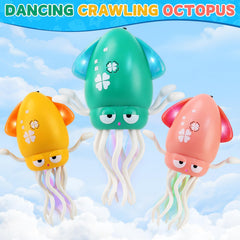 LZZAPJ octopus in dancing mode with lights and music for immersive sensory play.