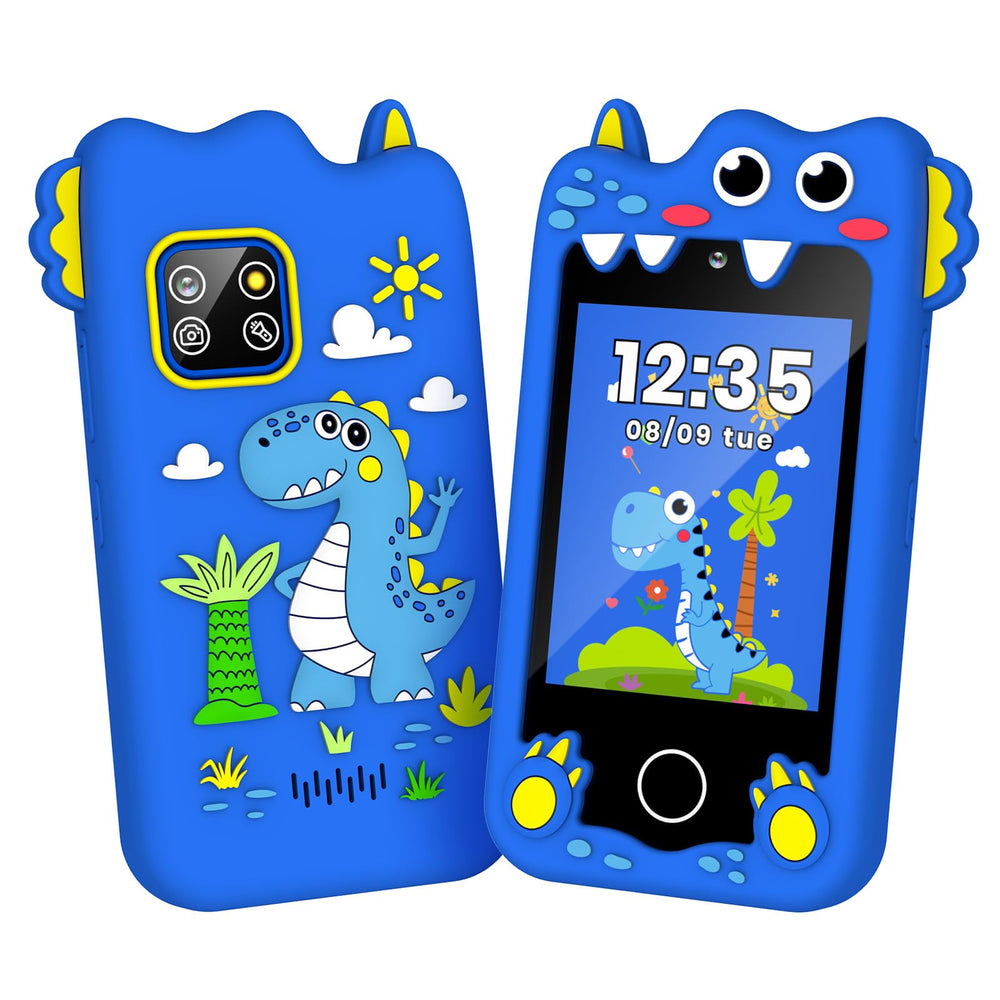 M SANMERSEN Dinosaur Kids Smartphone with 2.8-inch screen for easy learning