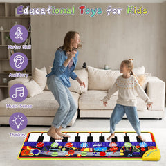 M SANMERSEN educational toy scene showing kids dancing and singing with the mat