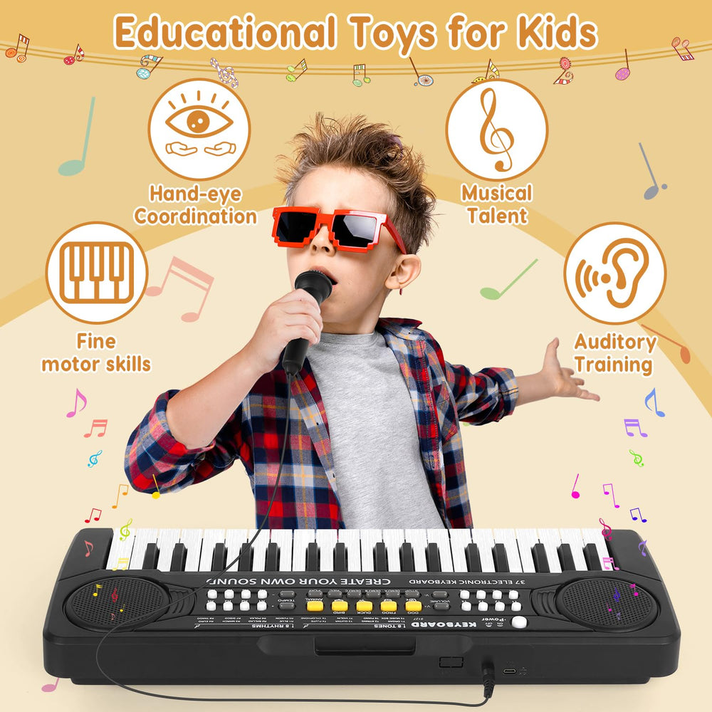 M SANMERSEN Kid Keyboard Piano demo songs to inspire ideas