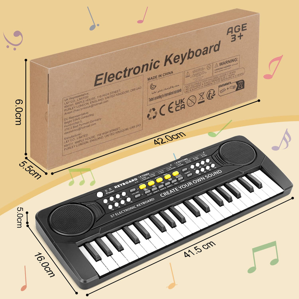M SANMERSEN Kid Keyboard Piano eco-friendly ABS material for safe play