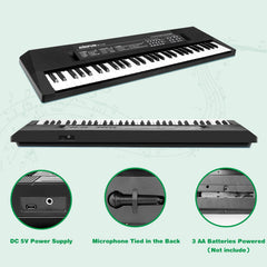 M SANMERSEN portable compact design facilitates practice at home or on the go.