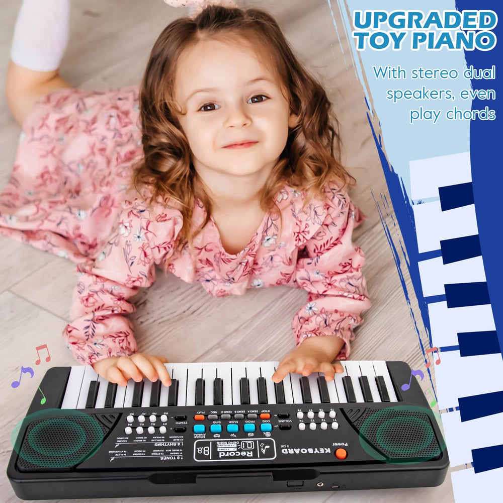 M SANMERSEN Kids Piano USB and battery power options for flexible setup