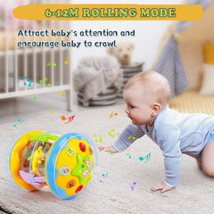 M SANMERSEN light-up-music-toy features soft melodies engaging baby.